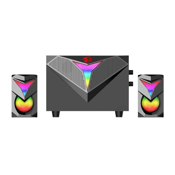 REDRAGON 2.1 Satellite Speaker TOCCATA RGB 11W Gaming Speaker, Black