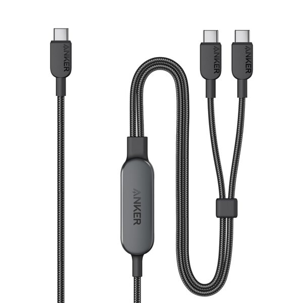 Anker 2-In-1 USB-C To USB-C Cable 140W 1.2M Cable, Black