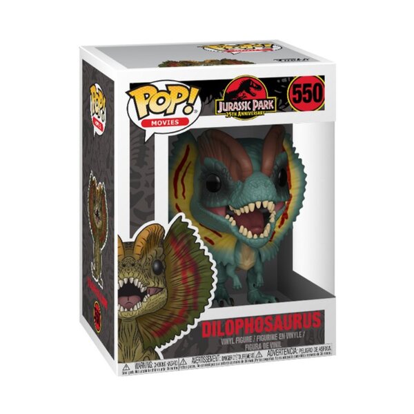 Funko Pop! Movies: Jurassic Park, Dilophosaurus