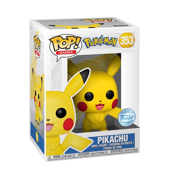 Funko Pop! Games: Pokemon, Pikachu (Special Edition)