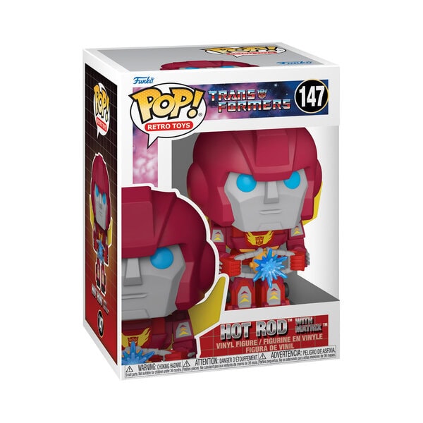 Funko Pop! Retro Toys: Transformers, Hot Rod With Matrix