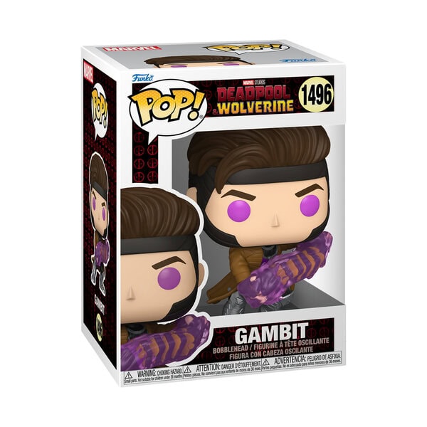 Funko Pop! Marvel: Deadpool & Wolverine, Gambit With Charged Cards