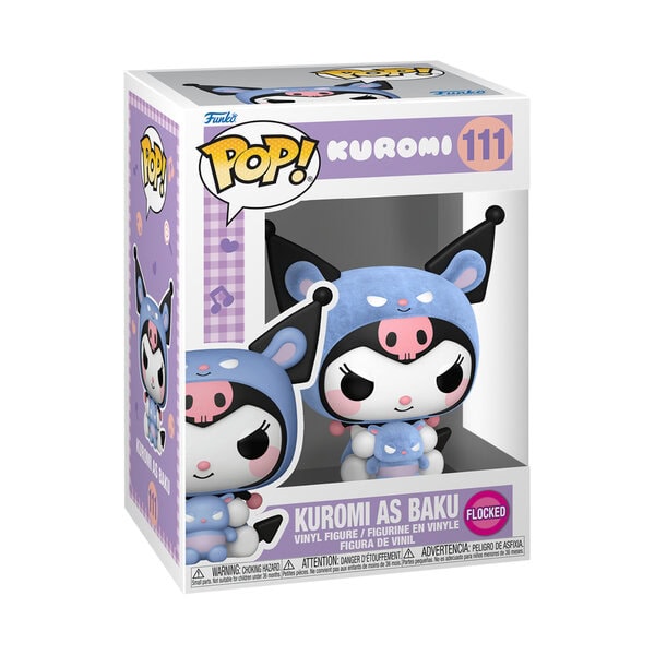 Funko Pop!: Kuromi, Kuromi As Baku (Flocked)