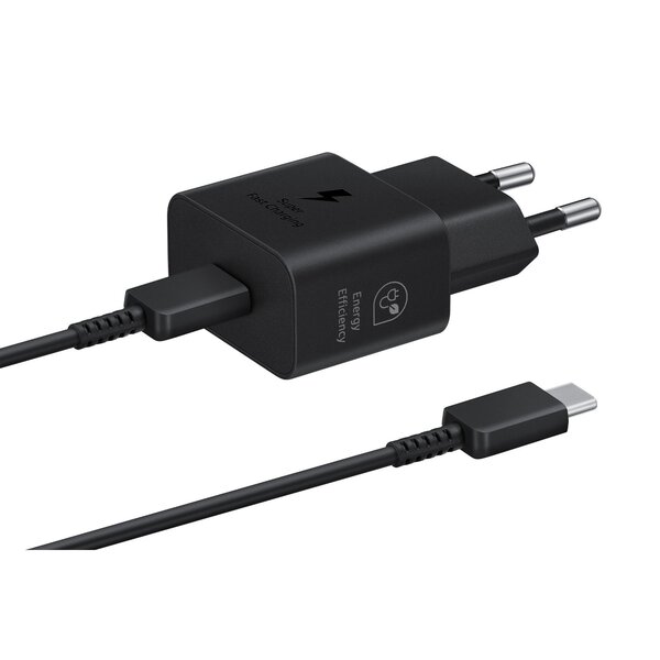 Samsung 1 Port GaN Travel Adapter With Cable, 25W