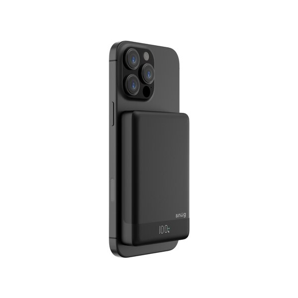 Snug Magnetic Powerbank, 10000mAh, Black
