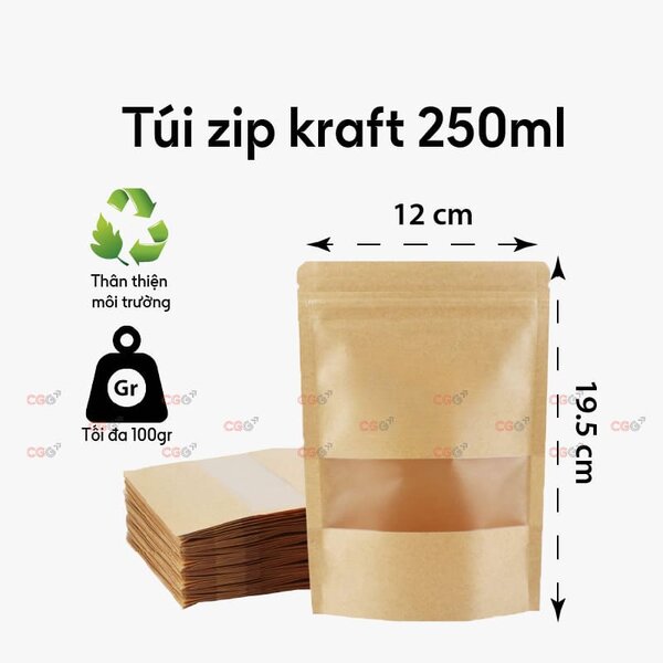 tui-zip-giay-kraft-250gr