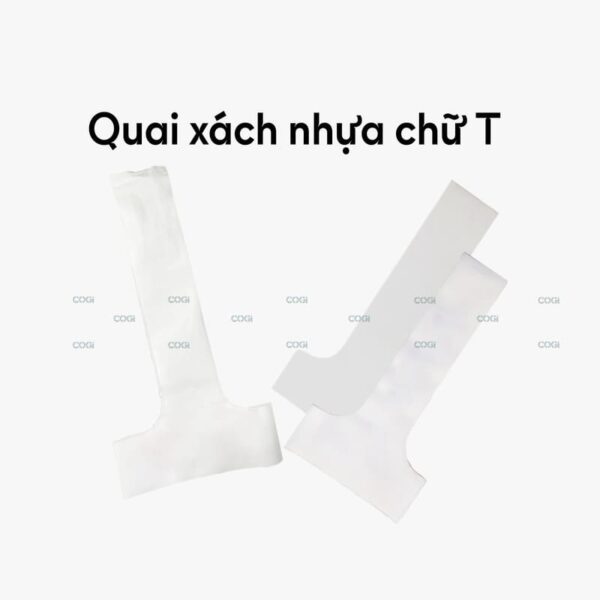 Quai xách nhựa chữ T tự huỷ sinh học
