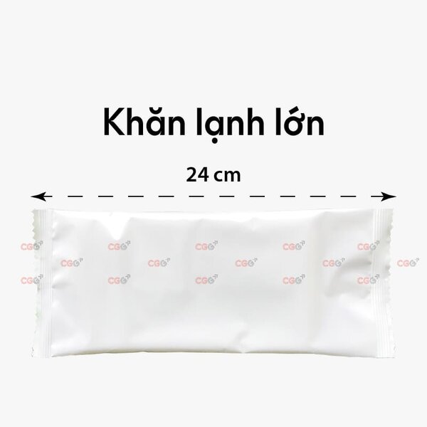 Khăn lạnh lớn 24x24cm