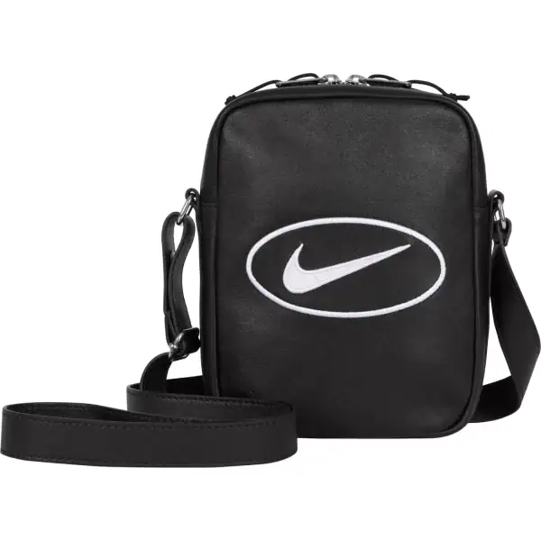 Supreme x Nike Leather Shoulder Bag "Black" (SS 25)