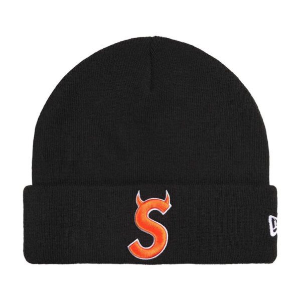 Supreme x New Era Devil S Logo Beanie “Black” (SS 26)