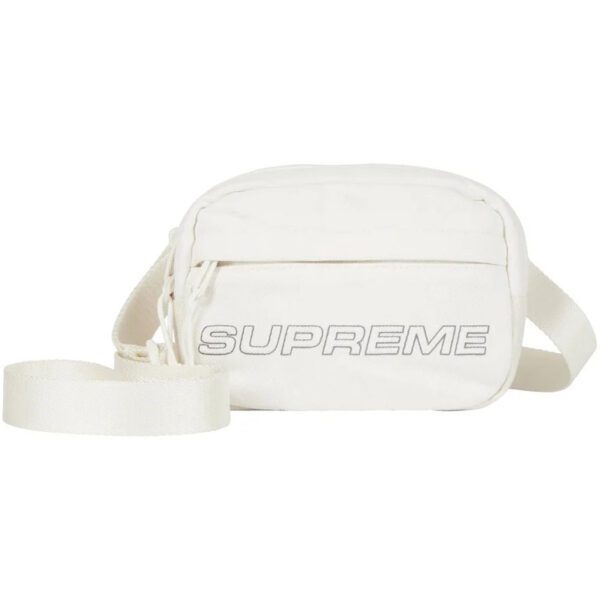Supreme Denim Mini Shoulder Bag “White” (FW 25)