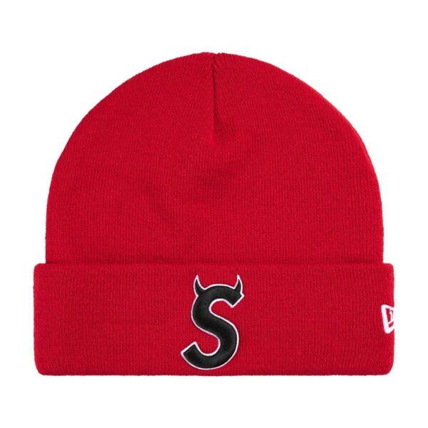 Supreme x New Era Devil S Logo Beanie “Red” (SS 26)
