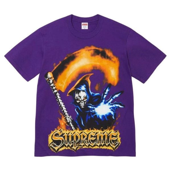 Supreme Grim Reaper Tee “Purple” (SS 26)