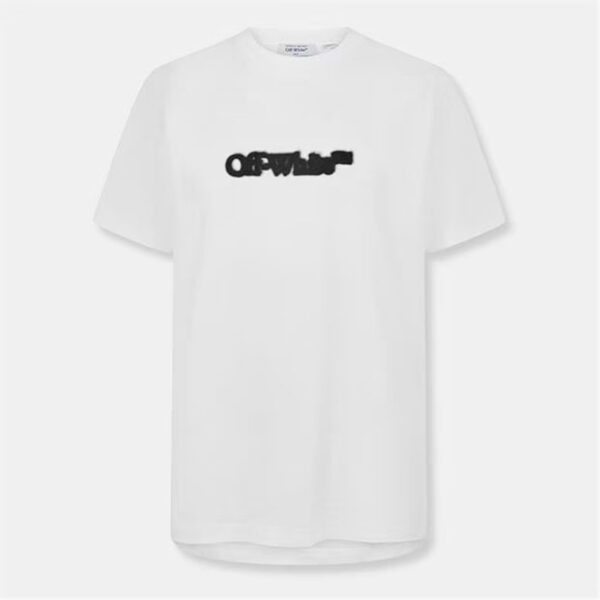 Off-White Spray Paint Arrow Graphic Slim T-Shirt “White Black”