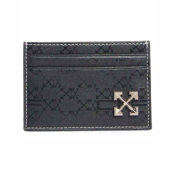 Off-White Classic Leather Card Holder “Black”