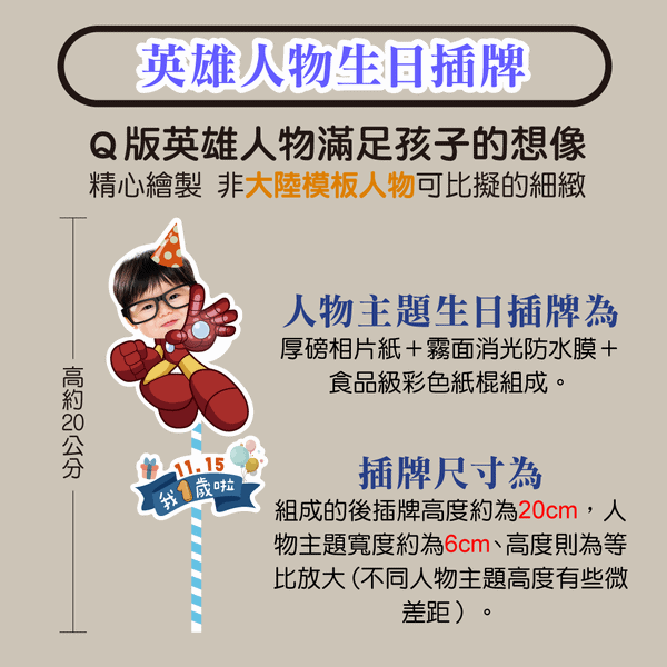 蛋糕插牌,大頭蛋糕叉,週歲派對,派對吸管,點心插牌,杯子蛋糕