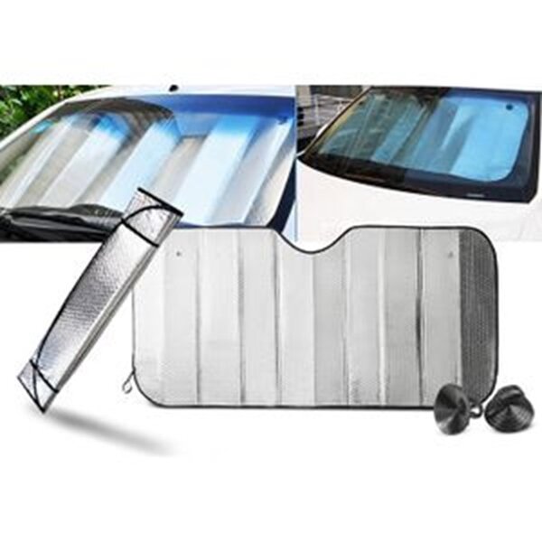 Pare-Soleil Voiture Standard Chromé 140X 70 cm – Image 2