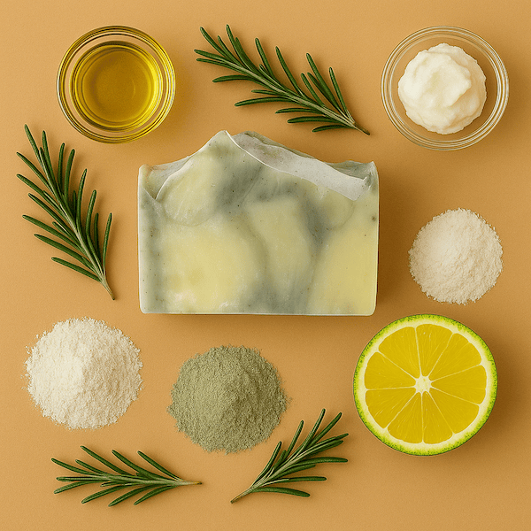 Welche natürlichen Inhaltsstoffe machen eine hochwertige Naturseife aus? Warum ist handgemachte Seife besser als industrielle Seife? Welche Vorteile hat Naturseife mit Bio-Ölen für die Haut? Was ist der Unterschied zwischen Naturseife und konventioneller Seife? Warum sollte ich eine Seife ohne Palmöl verwenden? Welche ätherischen Öle sind in Naturseifen besonders hautfreundlich? Wie wirkt Mineralerde in Naturseife auf die Haut? Welche Naturseife eignet sich für empfindliche Haut? Wie wird handgemachte Bio-Seife hergestellt? Welche Seife ist nachhaltig und plastikfrei? Kann ich Naturseife auch als Shampoo oder Duschgel-Ersatz nutzen? Welche Naturseife ist für Allergiker geeignet? Wie lange hält eine handgesiedete Naturseife? Was sind die Vorteile von Gewürzseifen für die Haut? Warum ist der Duft von Naturseifen mit ätherischen Ölen besser als Parfumseifen?