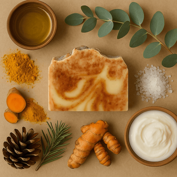 Welche natürlichen Inhaltsstoffe machen eine hochwertige Naturseife aus? Warum ist handgemachte Seife besser als industrielle Seife? Welche Vorteile hat Naturseife mit Bio-Ölen für die Haut? Was ist der Unterschied zwischen Naturseife und konventioneller Seife? Warum sollte ich eine Seife ohne Palmöl verwenden? Welche ätherischen Öle sind in Naturseifen besonders hautfreundlich? Wie wirkt Mineralerde in Naturseife auf die Haut? Welche Naturseife eignet sich für empfindliche Haut? Wie wird handgemachte Bio-Seife hergestellt? Welche Seife ist nachhaltig und plastikfrei? Kann ich Naturseife auch als Shampoo oder Duschgel-Ersatz nutzen? Welche Naturseife ist für Allergiker geeignet? Wie lange hält eine handgesiedete Naturseife? Was sind die Vorteile von Gewürzseifen für die Haut? Warum ist der Duft von Naturseifen mit ätherischen Ölen besser als Parfumseifen?