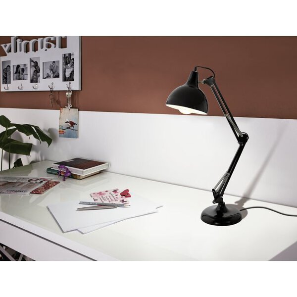 Lámpara de mesa "Borgillio" negro