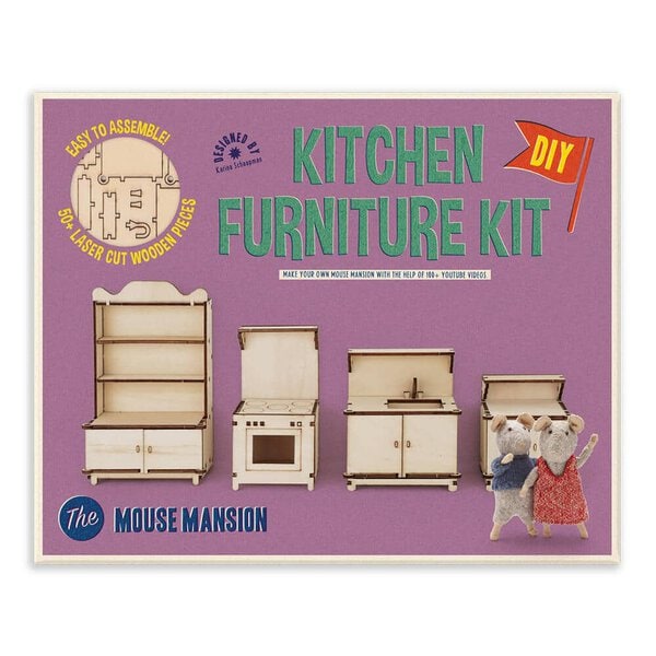 Kit muebles de cocina para casita miniatura