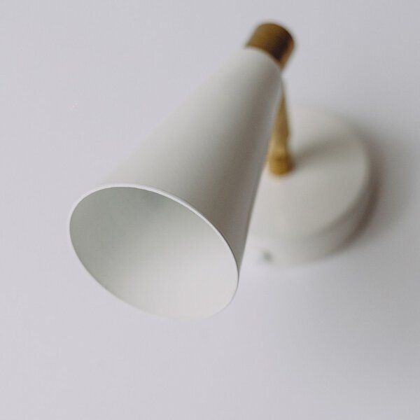 Aplique "Alby" articulado pequeño blanco - Imagen 2