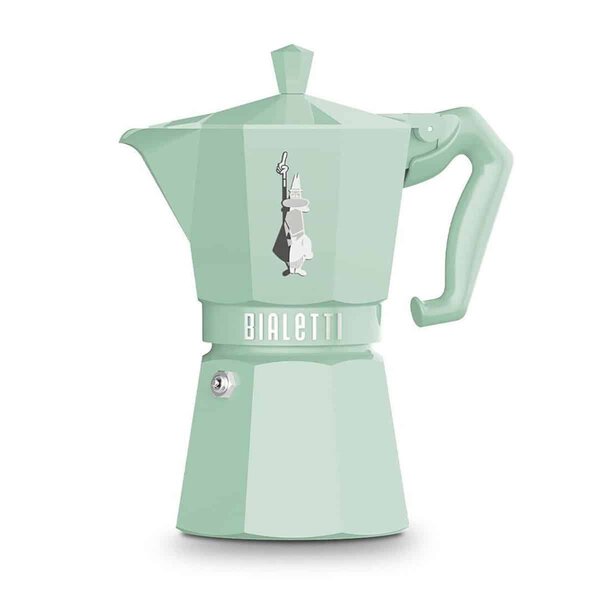Cafetera "Moka Express Exclusive" menta 6 tazas