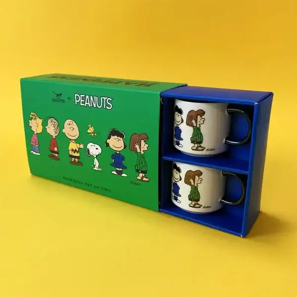 Set de 2 Tazas Espresso Snoopy "Pandilla" - Imagen 3