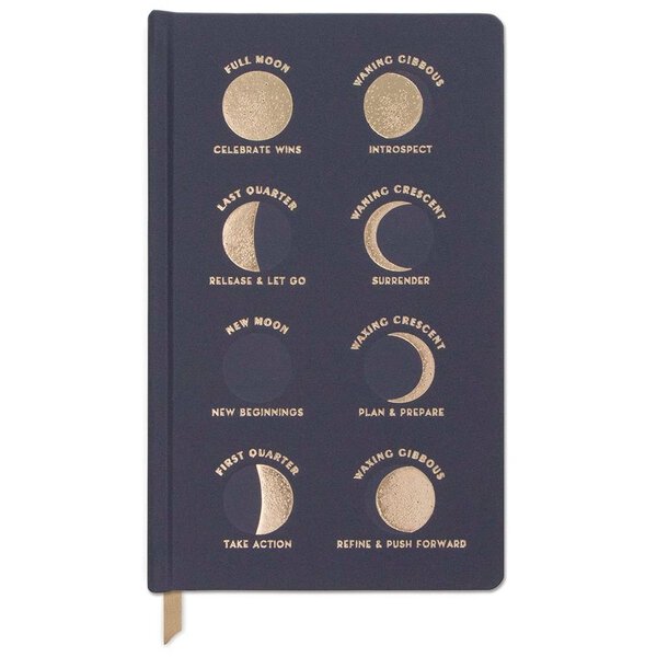 Cuaderno planificador tapa dura "Fases lunares"