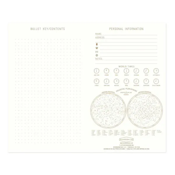 Cuaderno planificador tapa dura "Celestial" ojos - Imagen 3