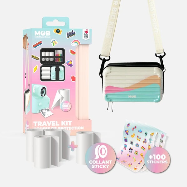 Set funda cámara Pixiprint con accesorios