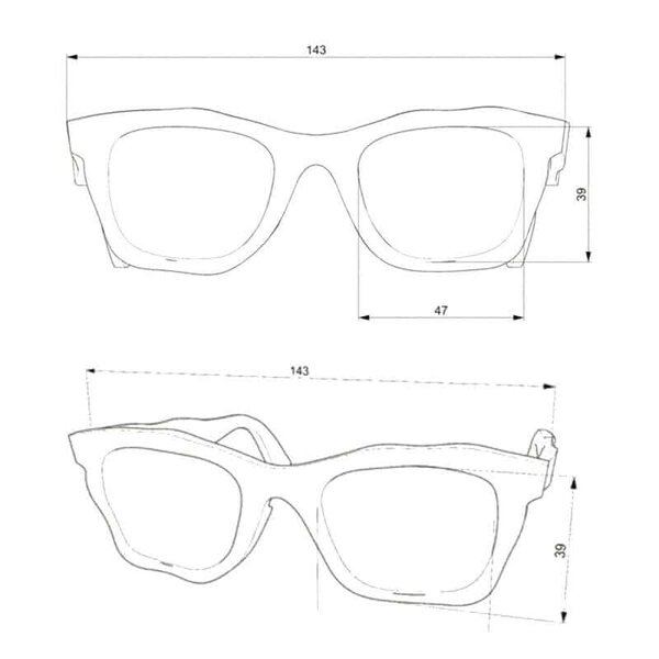 Gafas de sol "Dakota" habana - Imagen 3
