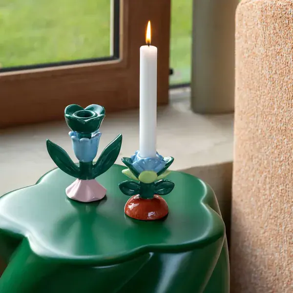 Candelabro cerámica "Blume" pequeño