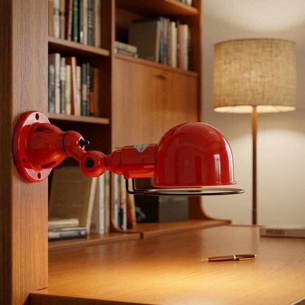 Aplique de pared "Signal" rojo