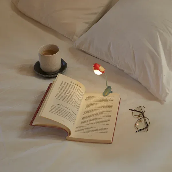 Luz de lectura pajarito "Birdie" naranja - Imagen 4