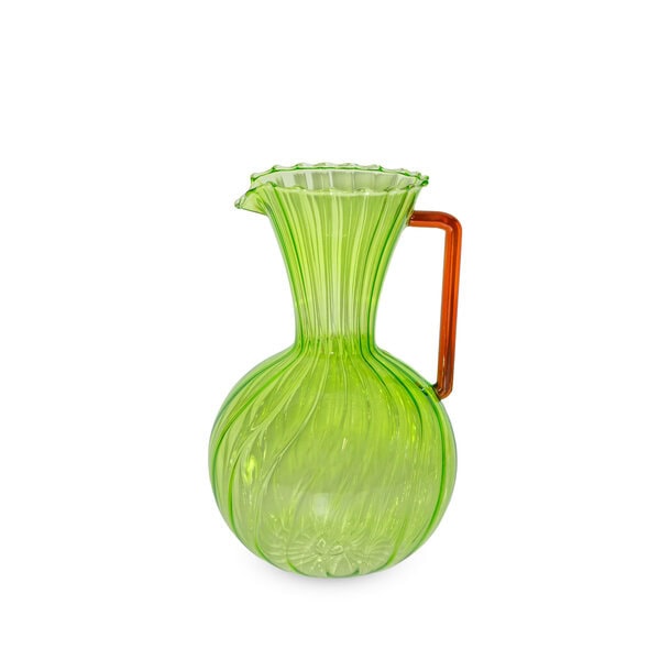 Jarra verde estriada 1.5l