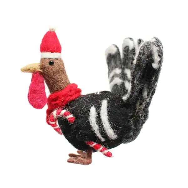 Pavo navideño con bastón de caramelo - Imagen 3
