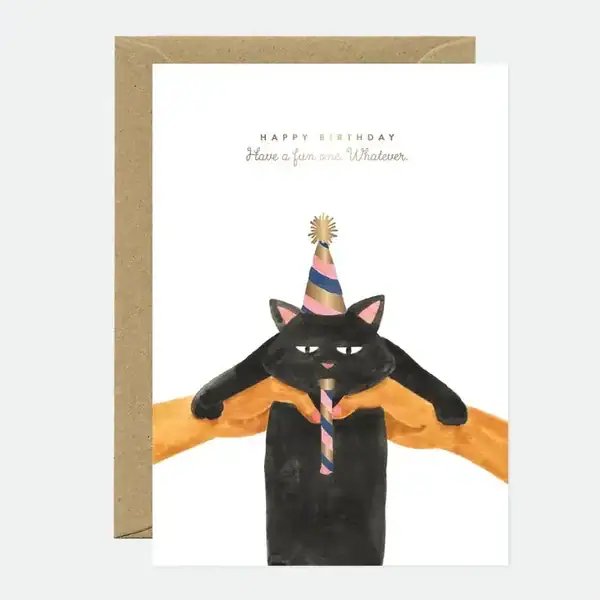 Tarjeta de felicitación+sobre "Have a fun one"