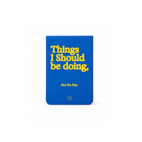 Bloc de notas "The lazy notebook" azul - Imagen 2