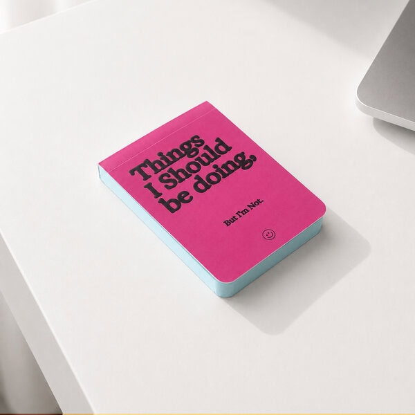 Bloc de notas "The lazy notebook" fucsia