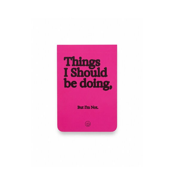Bloc de notas "The lazy notebook" fucsia - Imagen 2