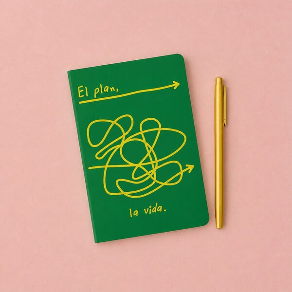 Planificador semanal "Plot twist" verde