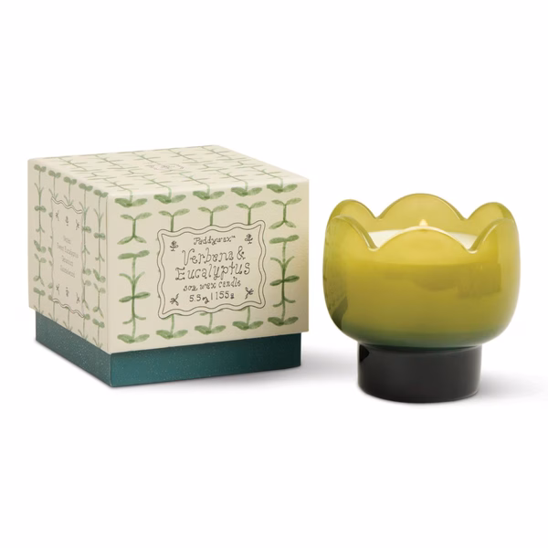 Vela cristal tulipán "Verbena & Lemongrass"