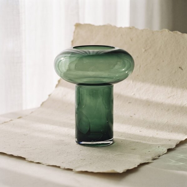 Florero Mushroom emerald - Vidrio