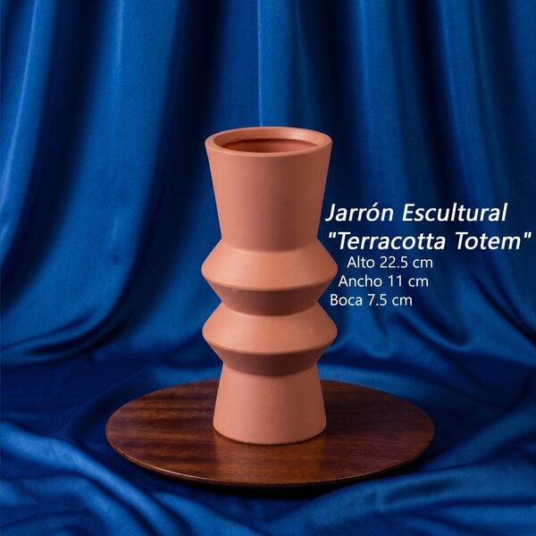 Jarrón Terracota Tótem - Cerámico - Imagen 6