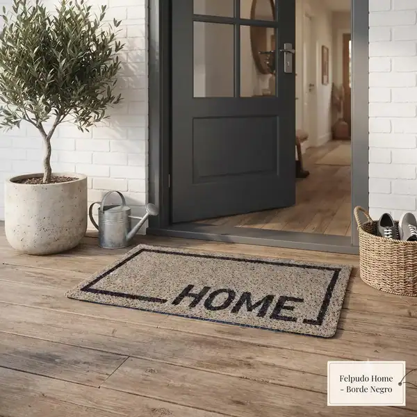 Felpudo HOME con guarda negra - 70x30 cm