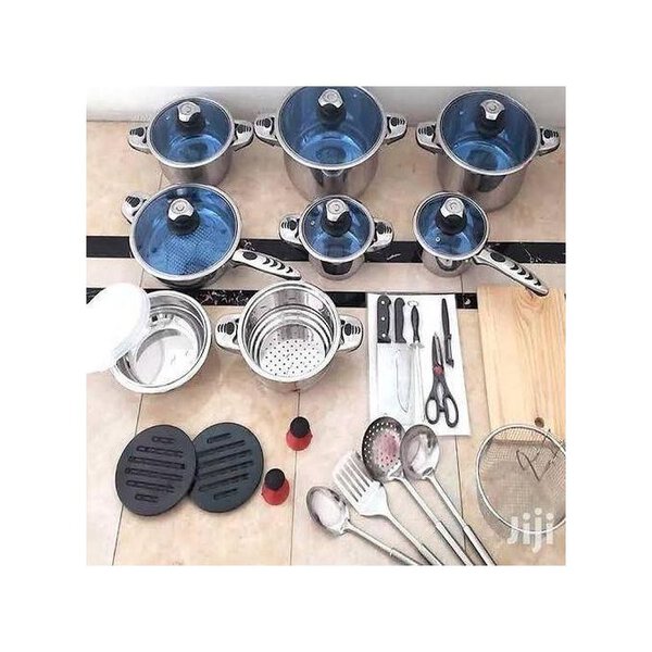 Marwa German Life 30pcs Stainless Induction Cookware Set - Image 3