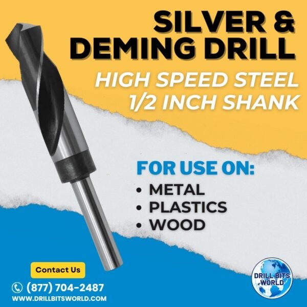 25.50 mm - Silver & Deming Drill Bit - Metric 1/2" Shank 2 Silver & Deming Drill Bit