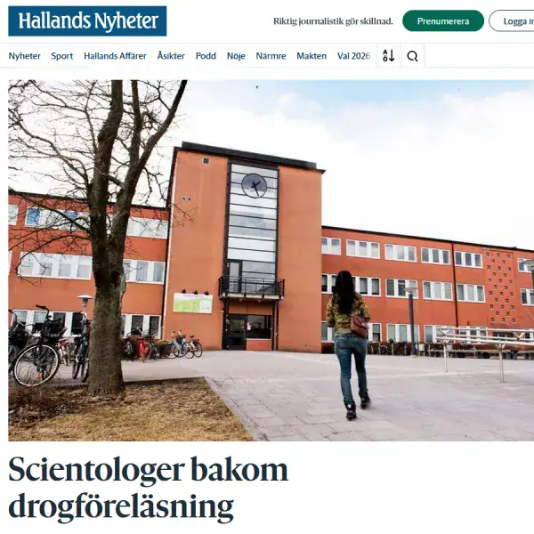 Scientologer bakom drogföreläsning