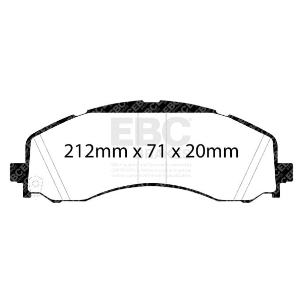 ebcDP63122: EBC Greenstuff Brake Pad Sets
